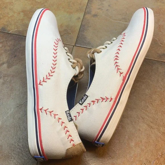 Keds Womens 52476M White Comfort Lace Up Low Top Baseball Shoes Size 8 - Picture 3 of 9